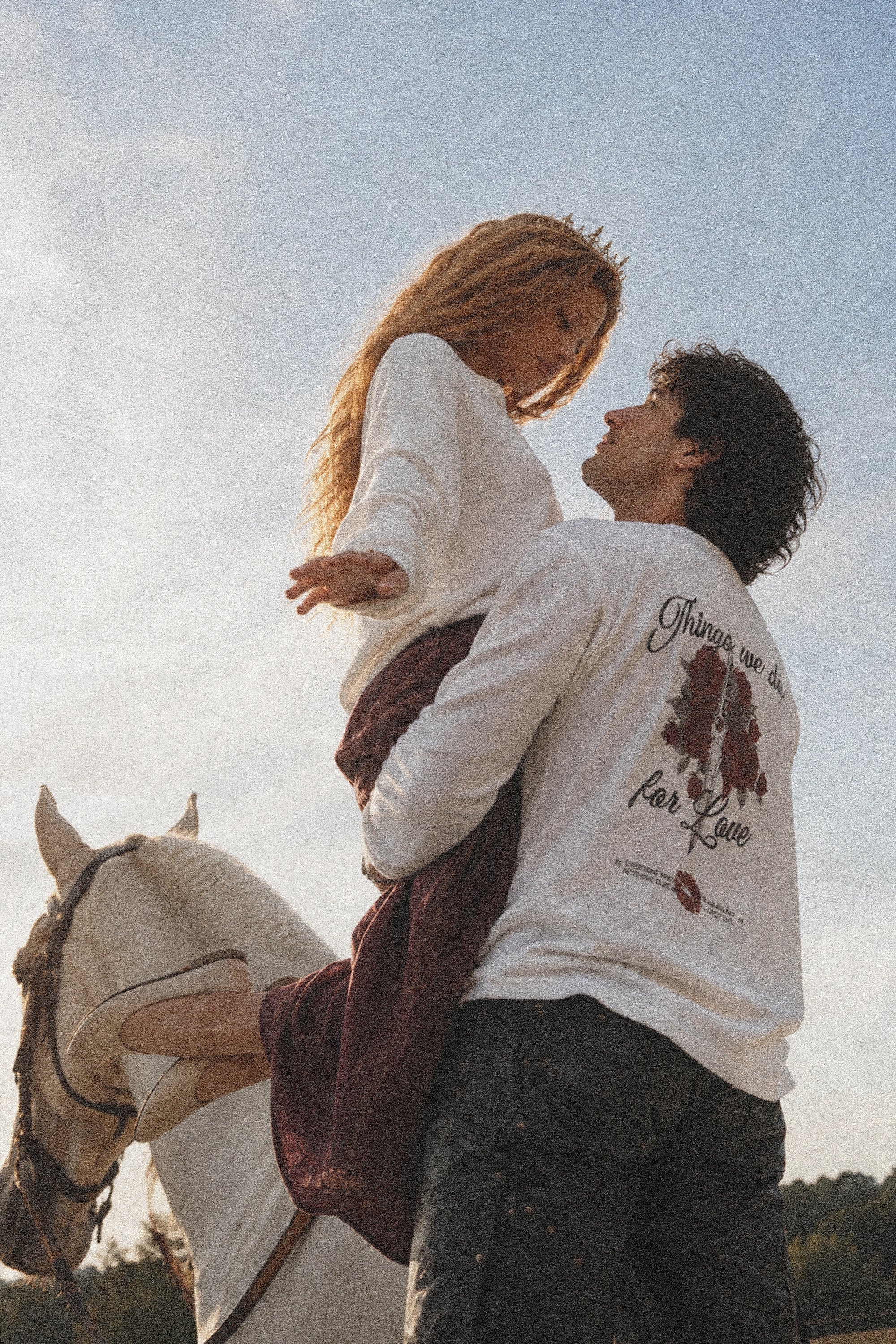 Lannister Love Oversized Henley Waffle Tee White – Shoot-1