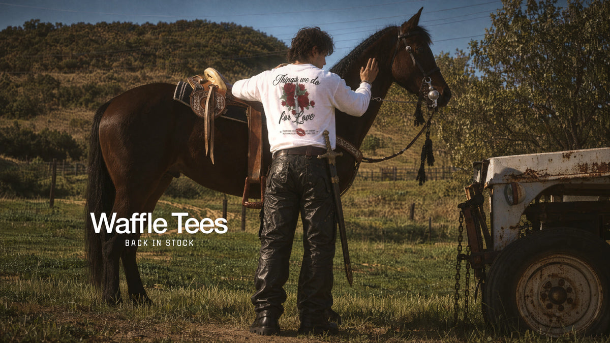 Waffle Tees back in stock